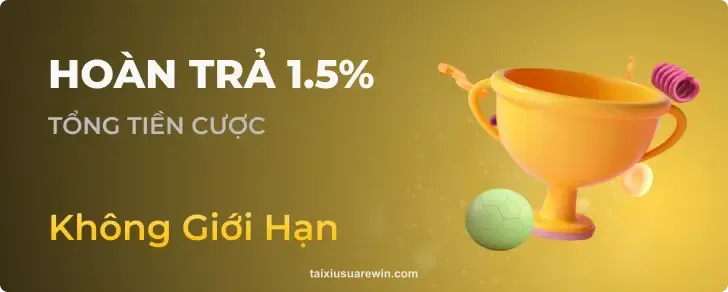 HOÀN TRẢ 1.5%